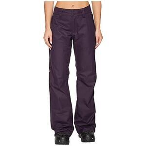 The North Face Womens Dark Eggplant Purple Outerwear Sally Snow Ski Pants Small